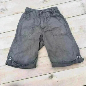 Genuine Kids Oshkosh Boys Toddler Cargo Shorts Gray Casual Bottoms Size 5T